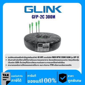 GLINK สาย Fiber PATCH CORD 2 CORE (SC-SC) 300 เมตร  รุ่น GFP-2C 300M