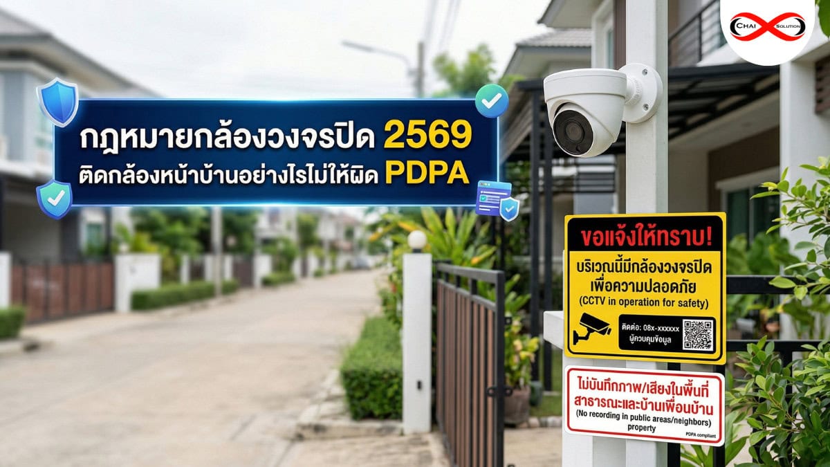 กฎหมายกล้องวงจรปิด 2569