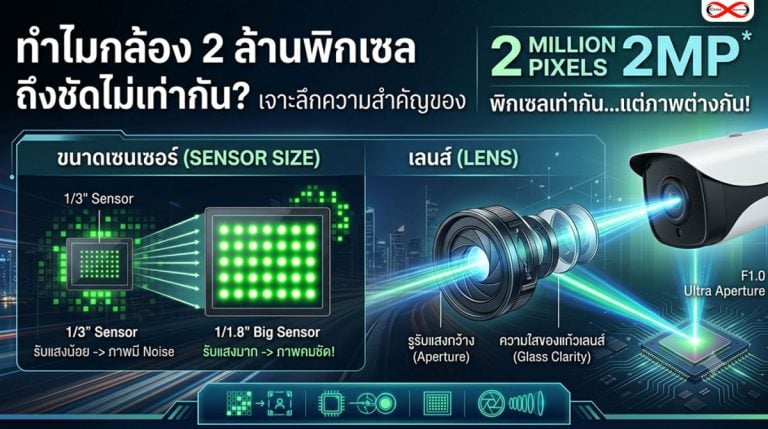เซนเซอร์กล้องวงจรปิด