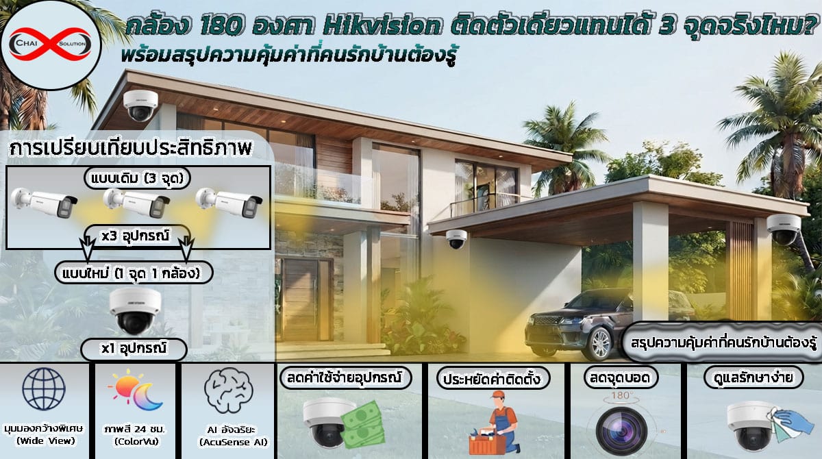 กล้อง 180 องศา hikvision