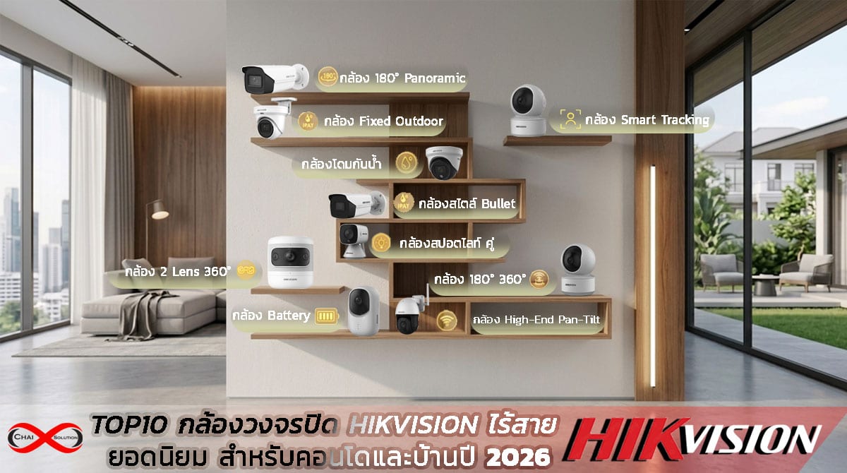 กล้องวงจรปิด hikvision ไร้สาย