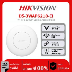 Wall Mount AP รุ่น S-3WAP6218-EI Wi-Fi 6 1800M Ceiling Access Point