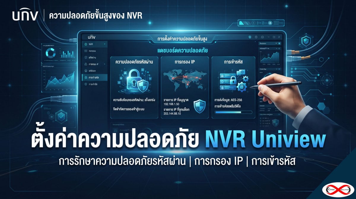  การตั้งค่าระบบความปลอดภัยขั้นสูงใน NVR ของ Uniview